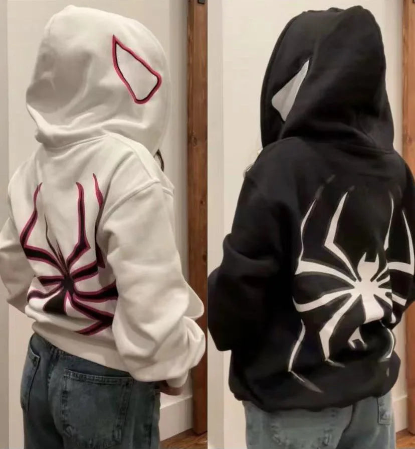 Spider Streetwear Oversized Hoodie