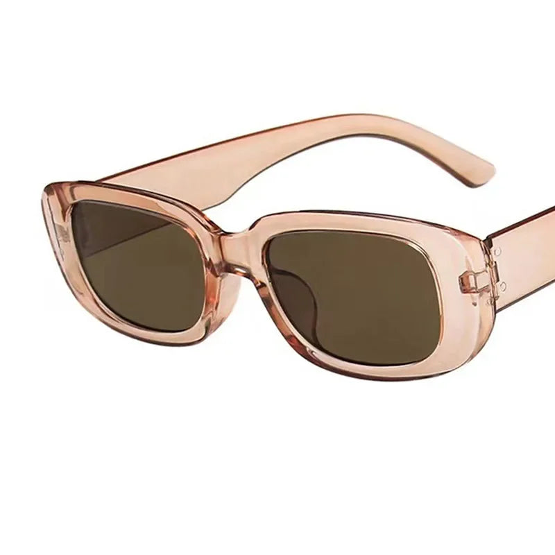 Retro Square Glasses Anti-Glare