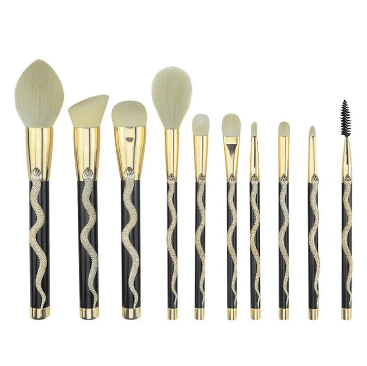 Snake Makeup Brush kit 10pc