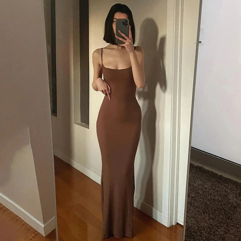 Backless Maxi Dress