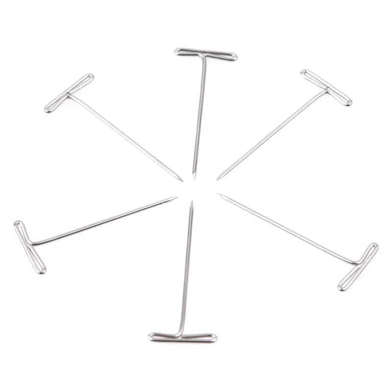 T Pin Needles for Wig Making/ Styling Stainless Steel