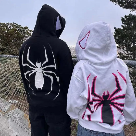 Spider Streetwear Oversized Hoodie