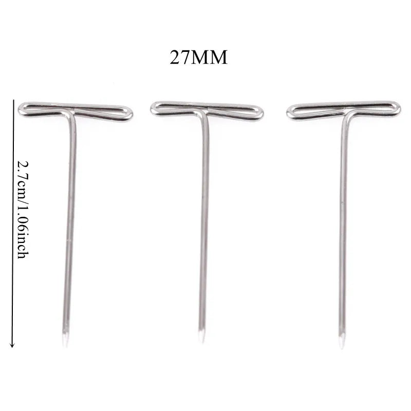 T Pin Needles for Wig Making/ Styling Stainless Steel