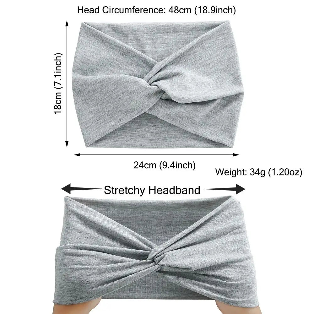 Twisted Extra Large Thick Wide Headbands Turban