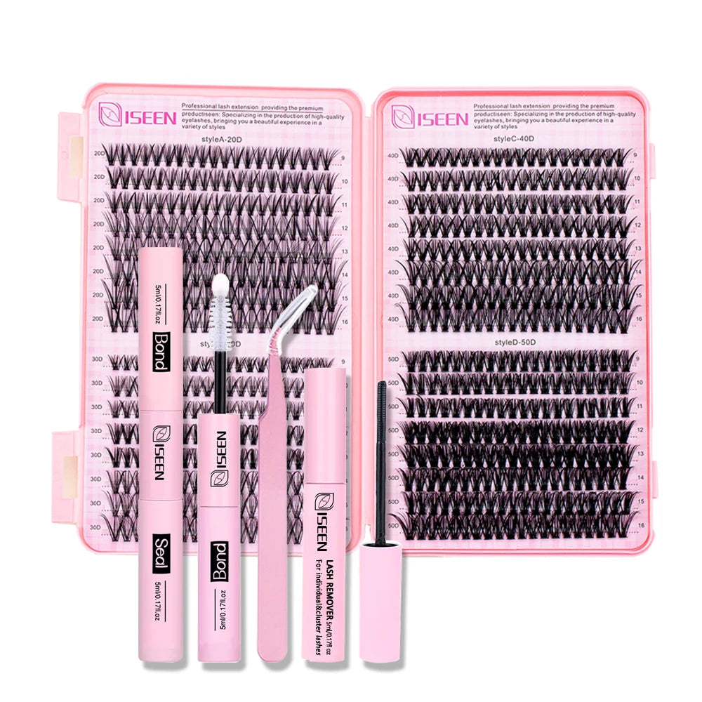 Lashe Cluster C Curl Mix 3D Wispy DIY Eyelash Extension