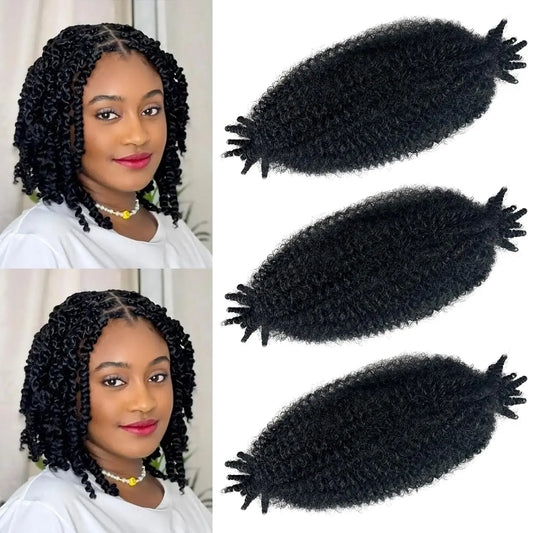 1/3/8Packs Pre-Separated Twist Braiding Hair Synthetic Hair