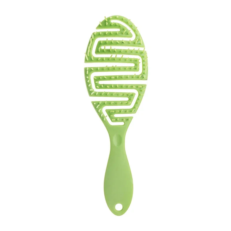 Anti Detangling Hairbrush Wet Dry Dual Purpose Comb
