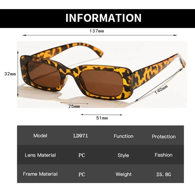 Retro Square Glasses Anti-Glare