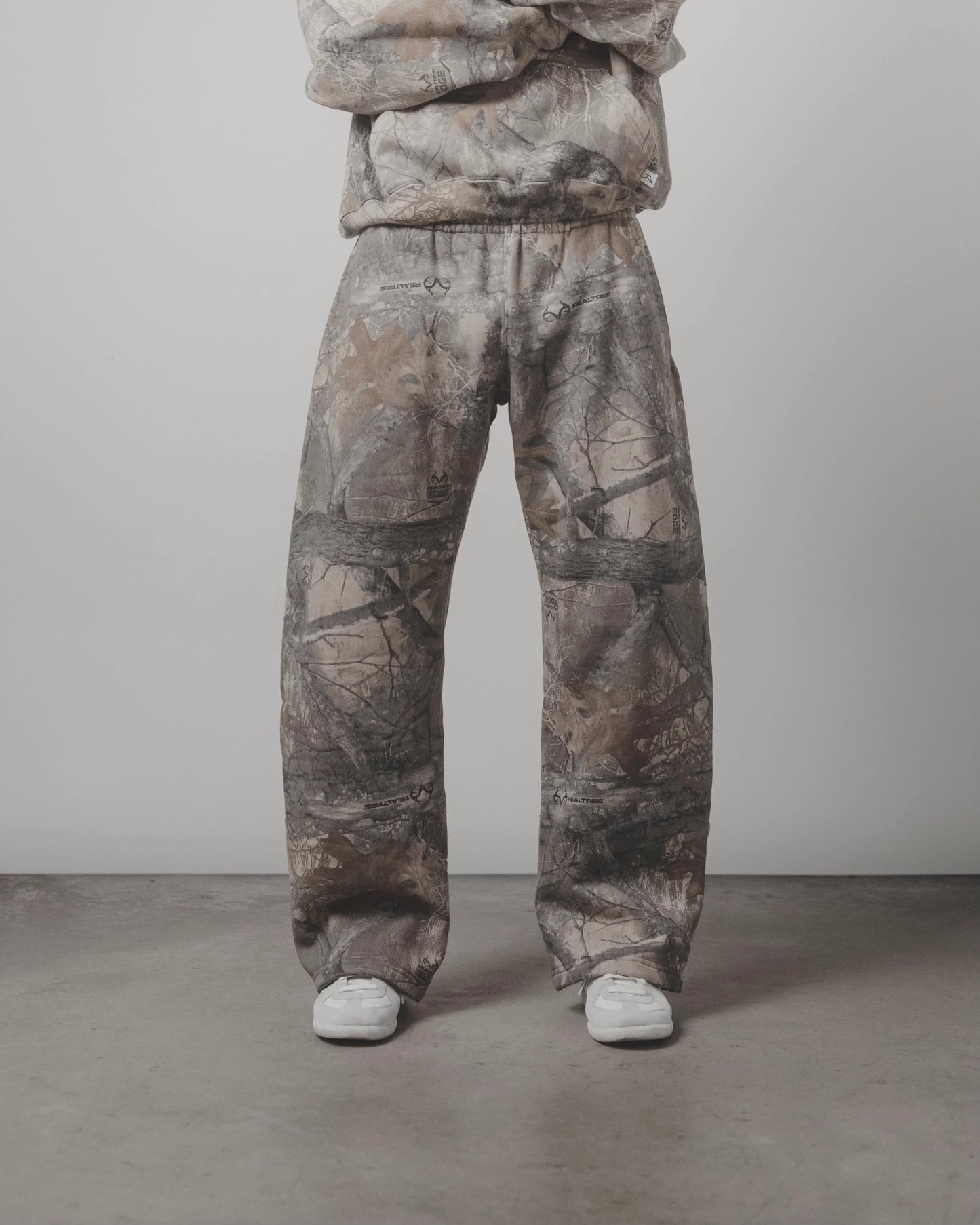 Streetwear Camouflage Two-piece Set Hoodie Y2K Pullover Loose Sweatpants Casual Wide Leg Pant