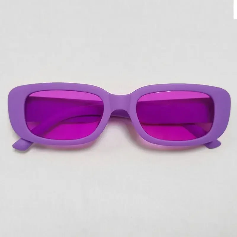 Retro Square Glasses Anti-Glare