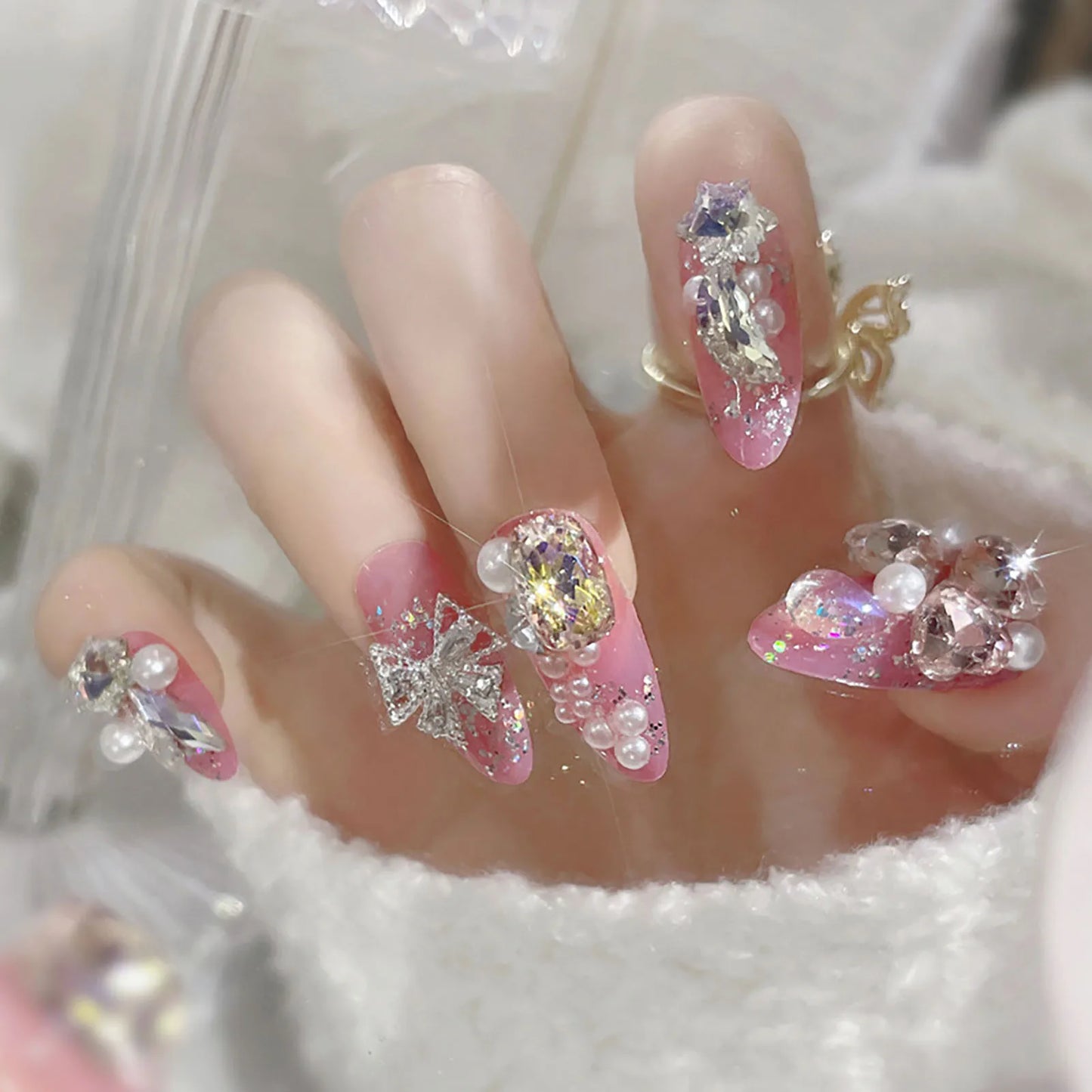 French Almond Press-on Nail