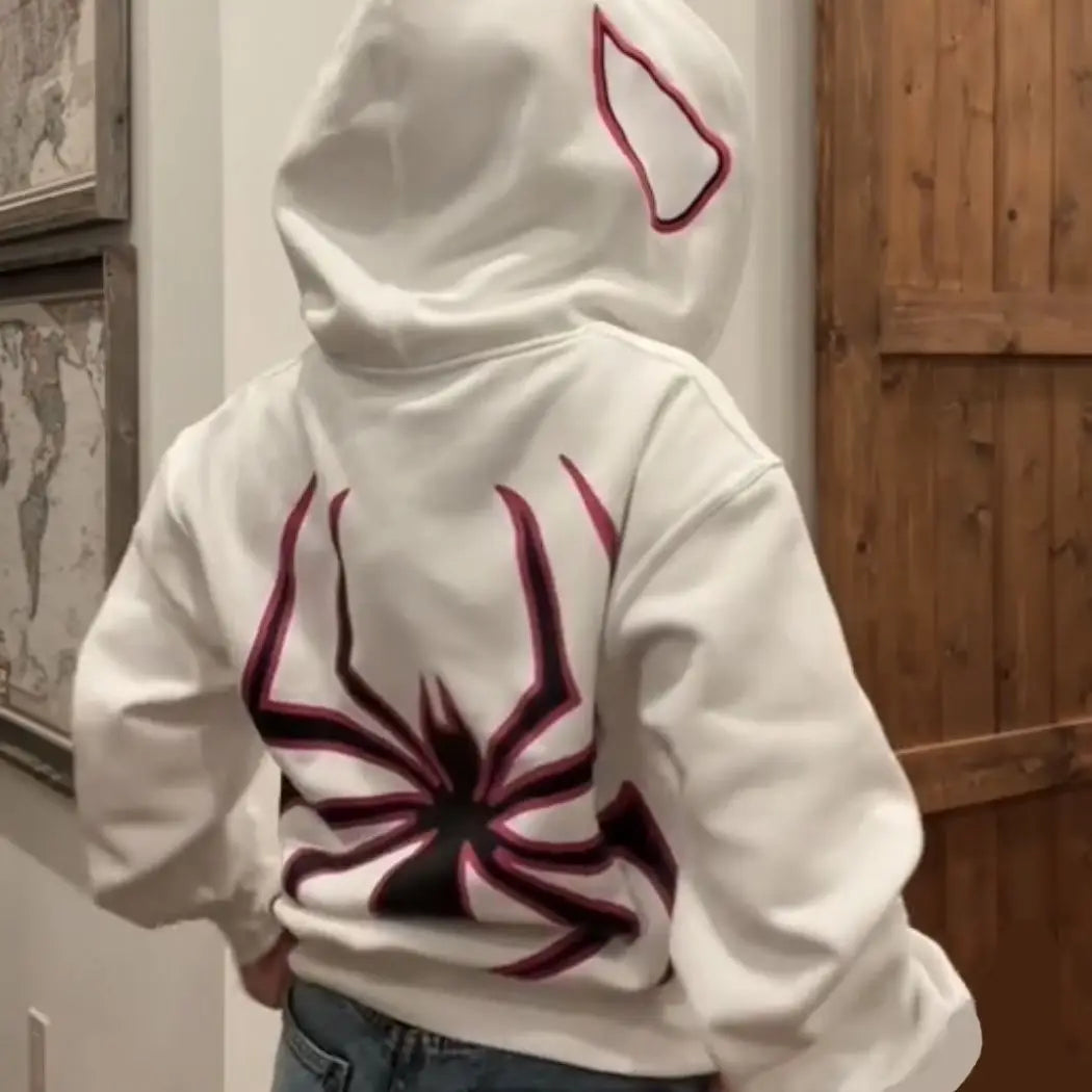 Spider Streetwear Oversized Hoodie