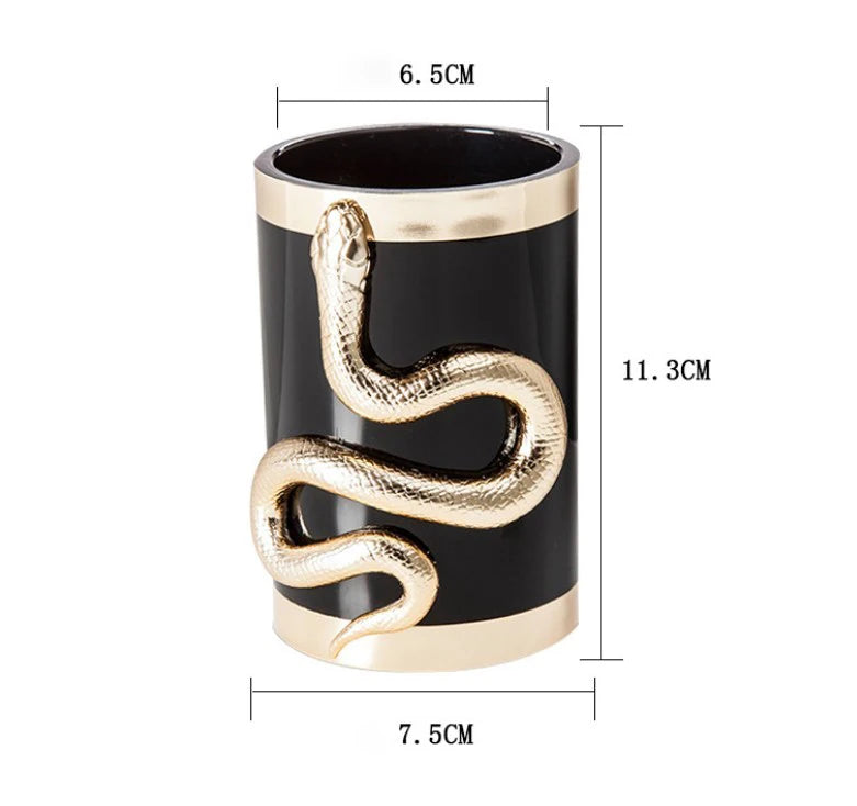 Snake Makeup Brush kit 10pc