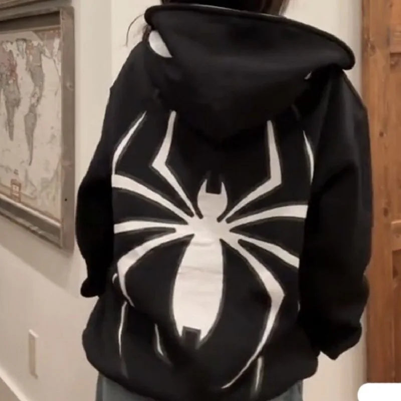 Spider Streetwear Oversized Hoodie