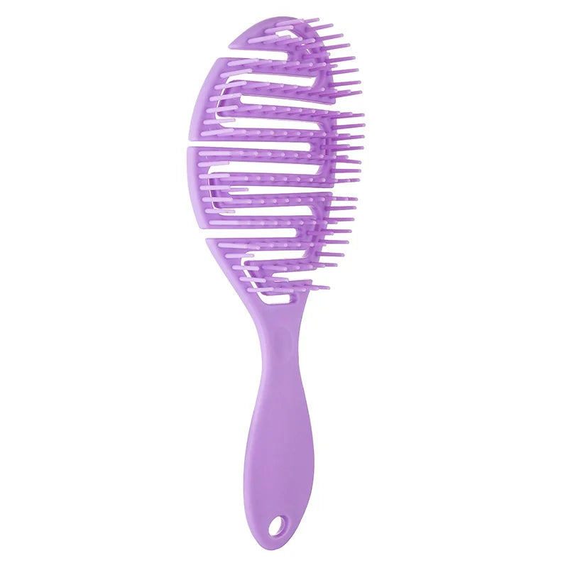 Anti Detangling Hairbrush Wet Dry Dual Purpose Comb