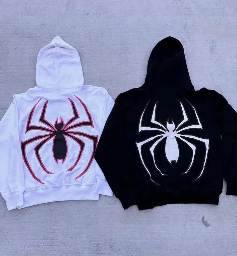 Spider Streetwear Oversized Hoodie