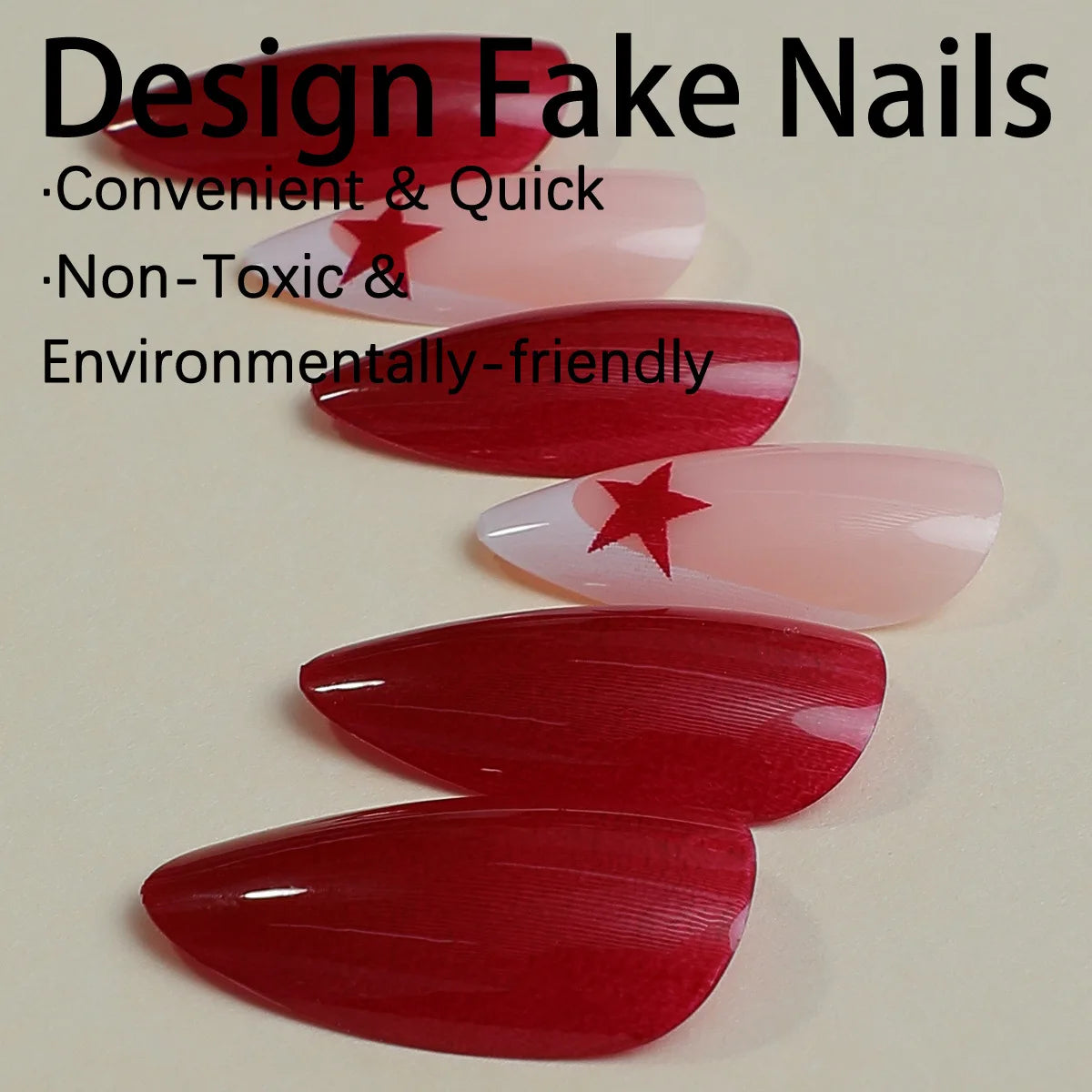 French Almond Press-on Nail