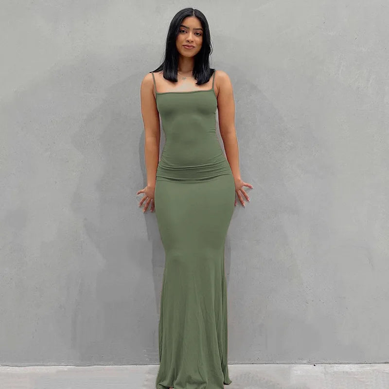 Backless Maxi Dress