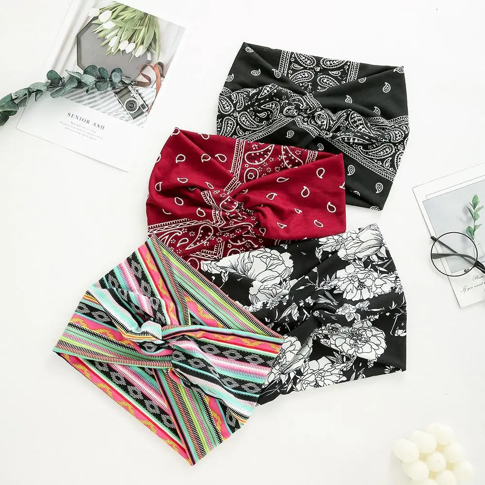 Twisted Extra Large Thick Wide Headbands Turban
