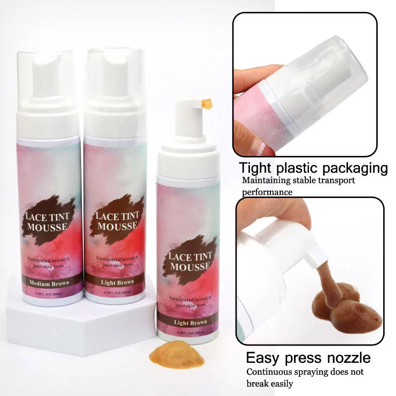 Lace Tint Mousse For Lace Wigs Hair Wigs