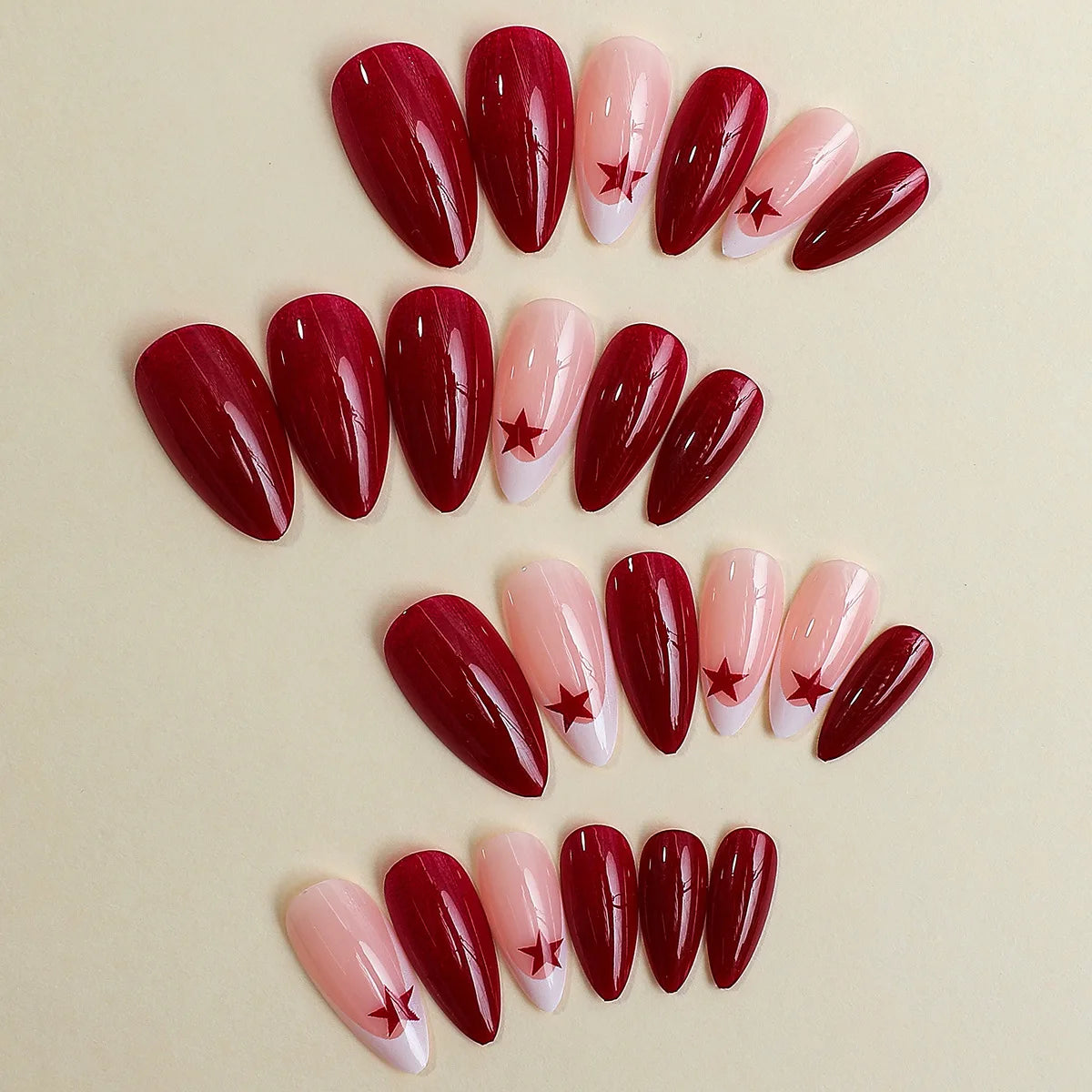 French Almond Press-on Nail