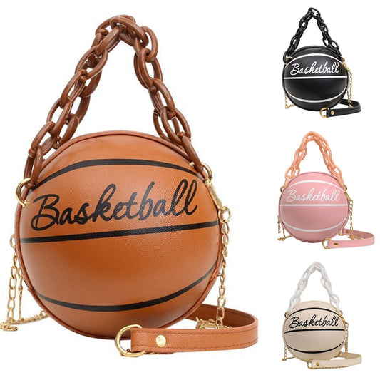 Ball Handbag Round Basketball Shape