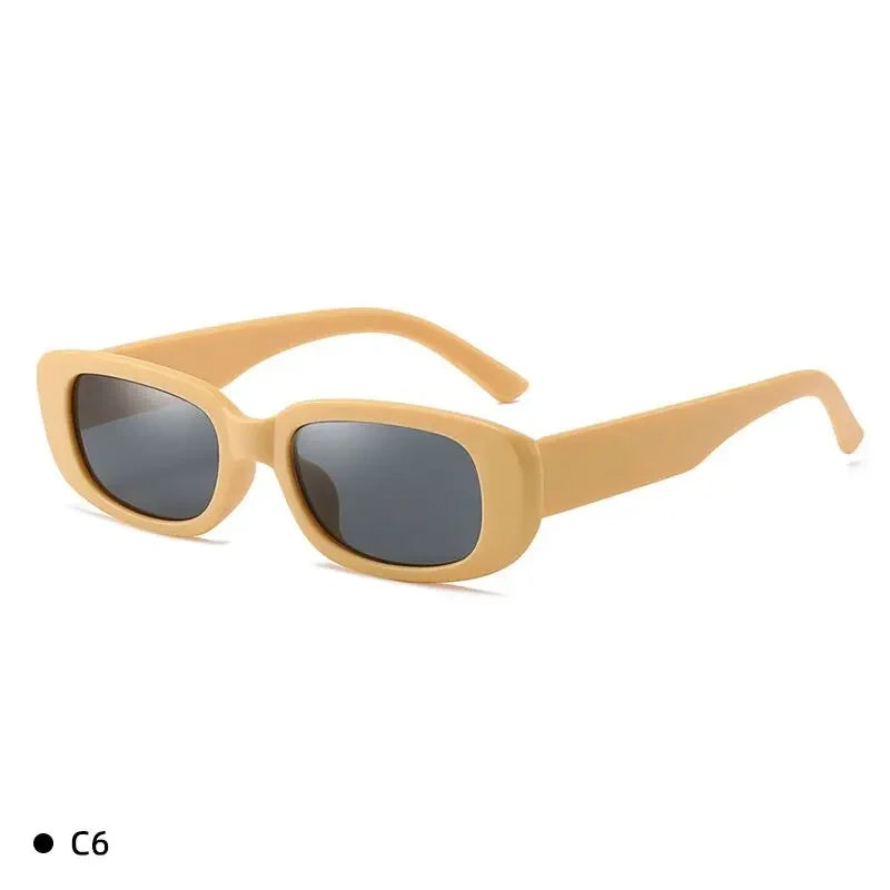 Retro Square Glasses Anti-Glare