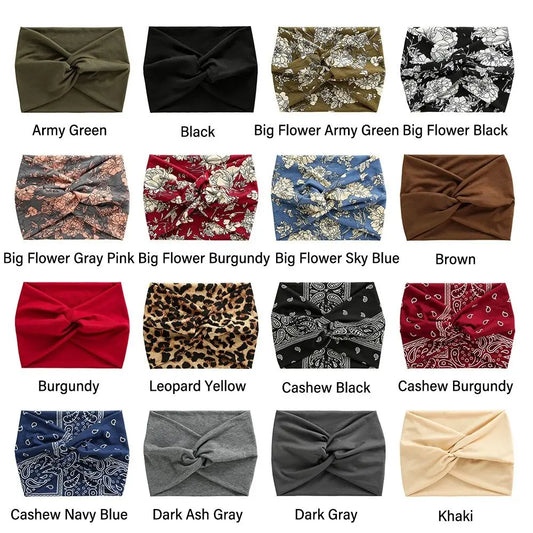 Twisted Extra Large Thick Wide Headbands Turban
