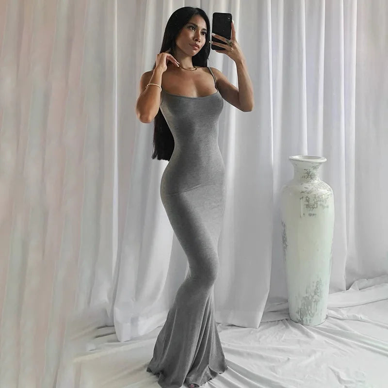 Backless Maxi Dress