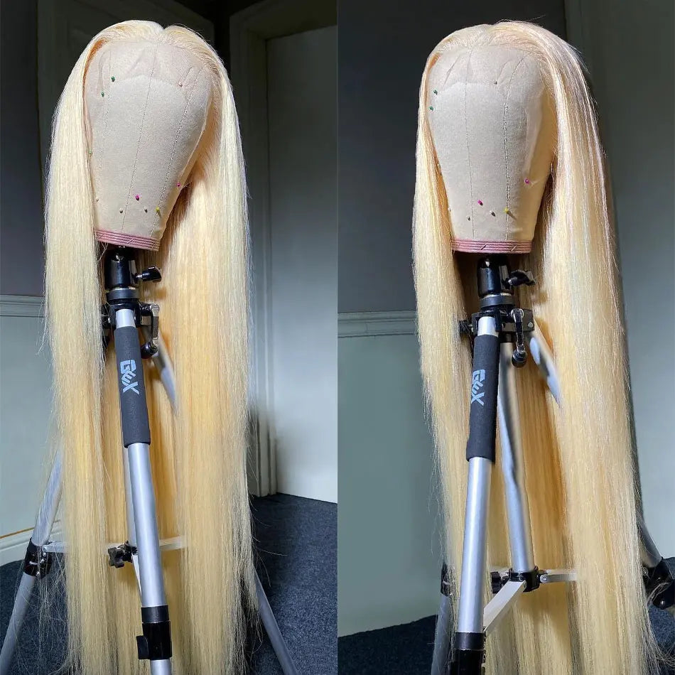 Blonde 613 Human Hair Wigs For Women Pre pucked Straight