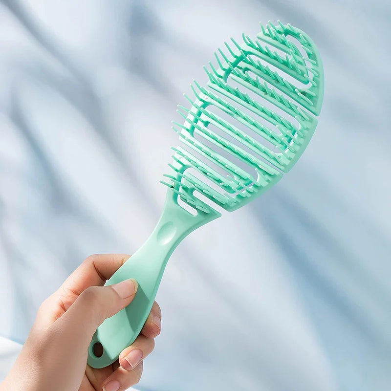 Anti Detangling Hairbrush Wet Dry Dual Purpose Comb